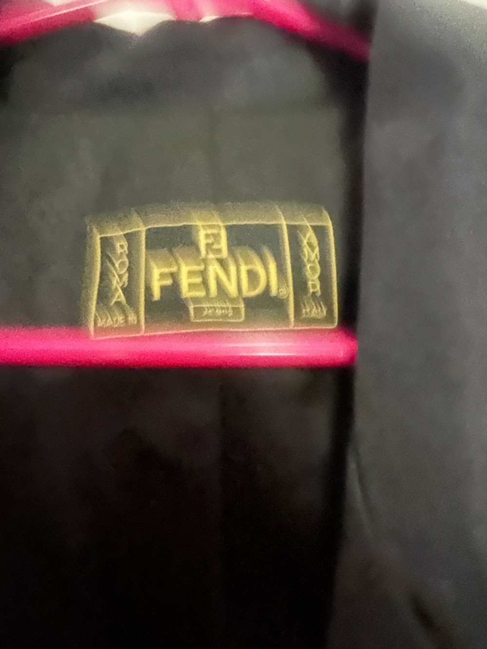 Fendi Navy Button-Front Military jacket - Picture 9 of 10